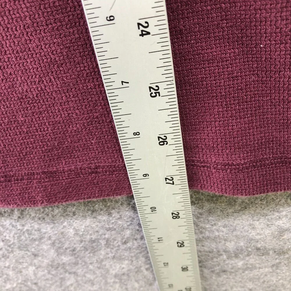 Banana Republic Crewneck Sweater Mens L Burgundy Red Cotton Blend Pullover‎